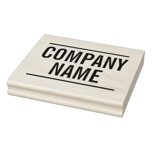 Fet Stil - Company Namn - Business/Company Stämpel