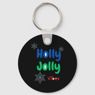 Fet stil julbaby t-shirt nyckelring