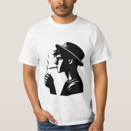Fet Stil Manar schysst - Rökning Man Cigar Art P T Shirt