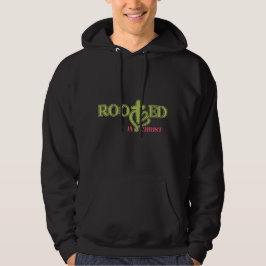Fet stil tröja med Bibelvers - Rooted in Christ Hoodie