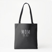 Fet stil vit skrift Svart etablerad mamma 