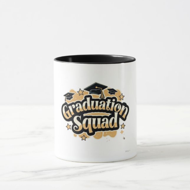 Fet Studenten-rektangeln Mugg (Center)