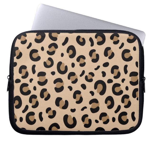 Fet tiger randigt mönster – Djurtryck design Laptop Fodral (Framsidan)