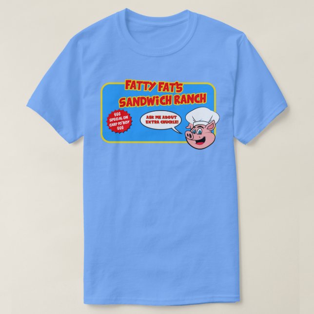 Fet Tjock Sandwich Ranch T Shirt (Design framsida)
