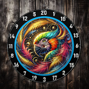 Fet Tropical Parrot Dartboard Delight Darttavla