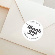 Fet trycktyp Wedding Rund dekal