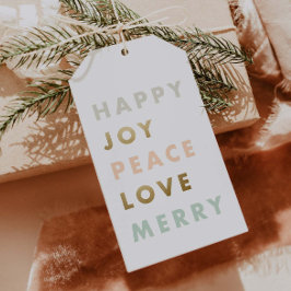 Fet typ av Helgdag Presentetikett