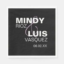 Fet typografi et-tecken rosa svart