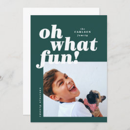 Fet typografi - färgblock - julkort inbjudningar