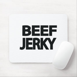 Fet typografi för nötköttsjerky musmatta