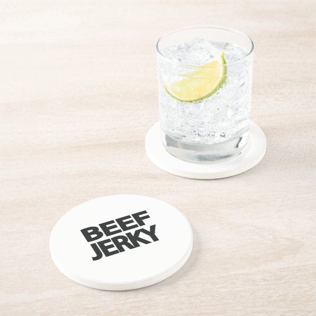 Fet typografi för nötköttsjerky underlägg (Sidan)
