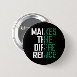 Fet typografi "Gör skillnaden"-inspiration Knapp