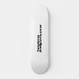 Fet typografi - inspirerande bibeltext mini skateboard bräda 18,5 cm