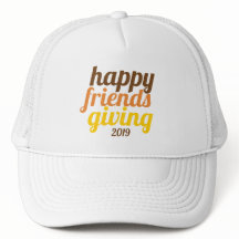 Fet typografi Lycklig Friendsgiving 2019