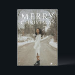 Fet typografi - Modern jul Julkort<br><div class="desc">Modern julkort med "God jul" i fet stil.</div>