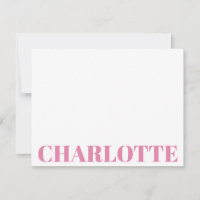 Fet typografi Personligt rosa namn