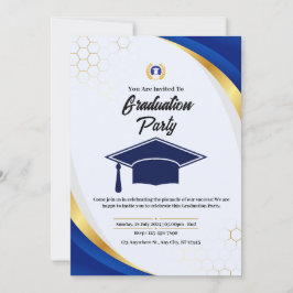 Fet Typografi Studenten Inbjudan