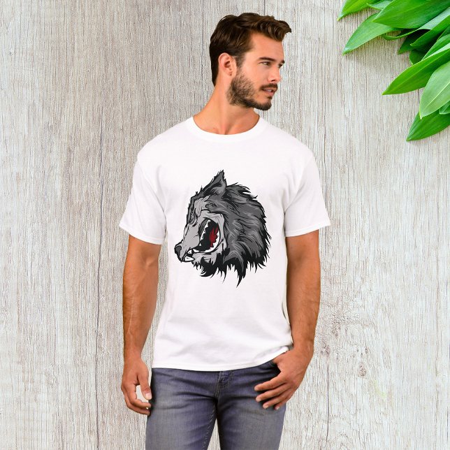 Fet Varg huvud fet Vild T Shirt (Skapare uppladdad)
