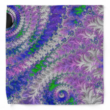 Fet Vibrant färgstark Funky Trippy Fractal Spiral