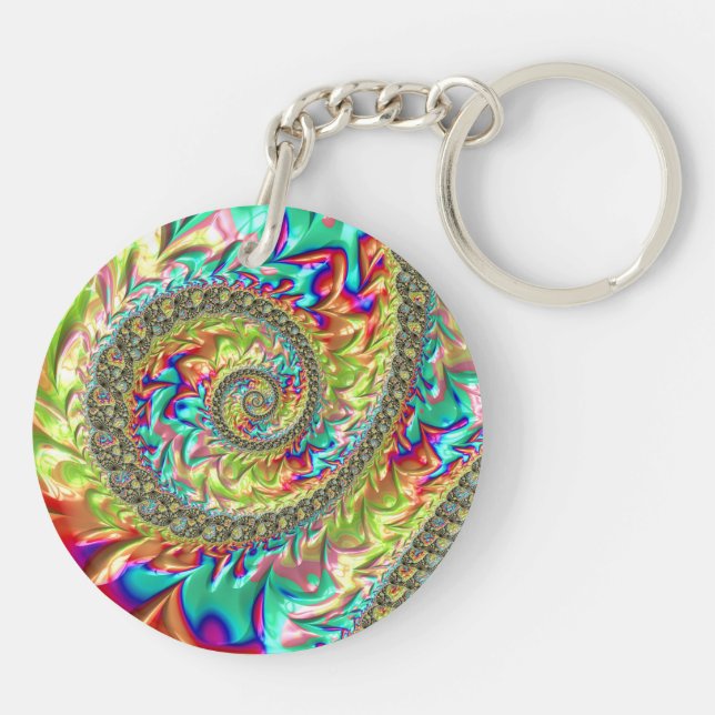 Fet Vibrant Groovy Trippy Fractal Spiral (Baksidan)