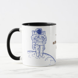 Fet White Spacewalk Astronaut Mugg