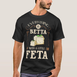 Feta Cheese Goat Greece Greek  T Shirt