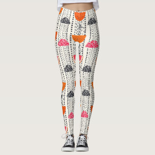 Feta citronskivor ränder (4) leggings