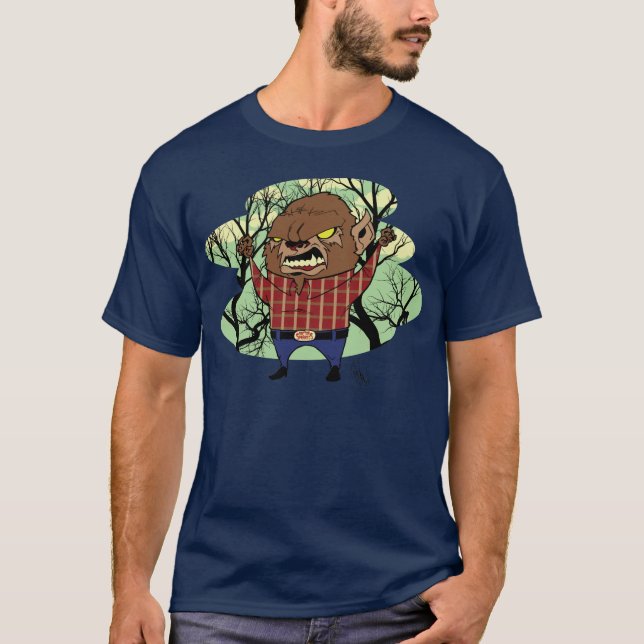 Feta Head Wolfman T Shirt (Framsida)