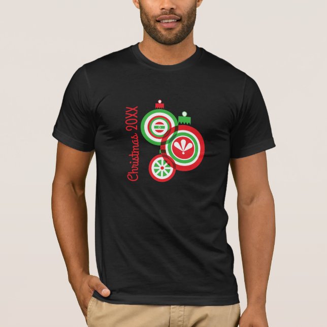 Feta julgrytor ornament t shirt (Framsida)
