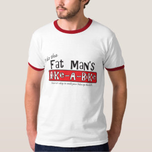 Feta man Vandring-en-Cykel T-shirt