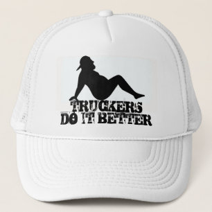 FETA TRUCKERKEPSLASTBILSFÖRARE GÖR DET SOM ÄR TRUCKERKEPS