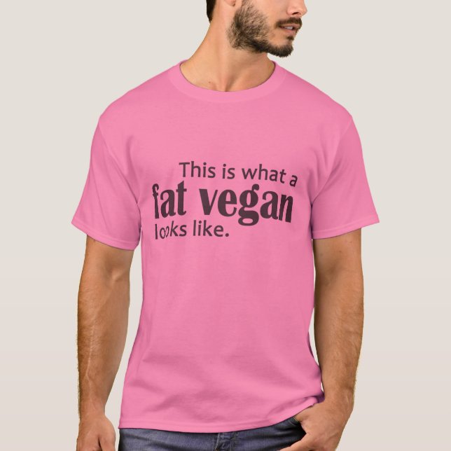 Feta Vegans (grått) T-shirt (Framsida)
