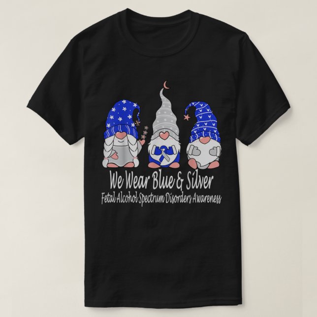 Fetal Alcohol Sptrum Disorders FASD Awareness  T Shirt (Design framsida)