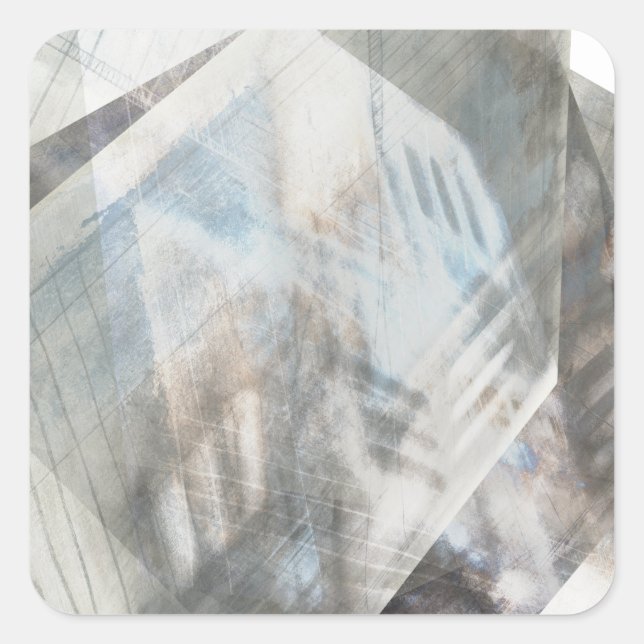 Fetbelagd bild IV Fyrkantigt Klistermärke (Framsida)