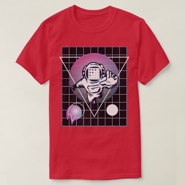 Fetch AI Astronaut T Shirt (Design framsida)