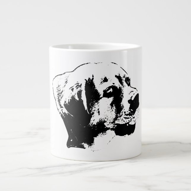 Fetch Focus - ljussken profil Jumbo Mugg (Framsidan)