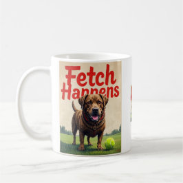 Fetch händer Humous hund kaffe kopp mugg