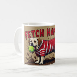 Fetch Händer Humous hund kaffe kopp mugg muddy