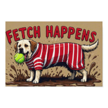 Fetch Happys Humous poster luddy Labrador hund