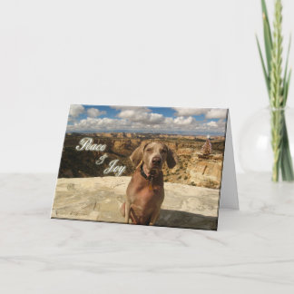 Fetchfred och glädje helgkort