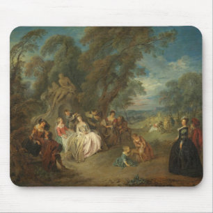 Fête Champêtre, C. 1730 (olja på kanfas) Musmatta