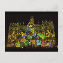 Fête des Lumières Lyon Vykort