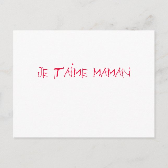 fête des mères vykort (Framsida)