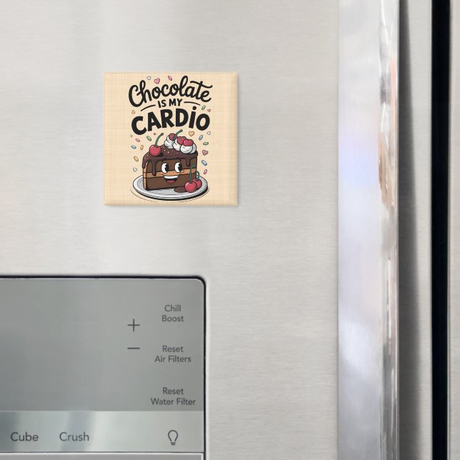 Fête du gâteau au chocolat  magnet (In Situ (Fridge))