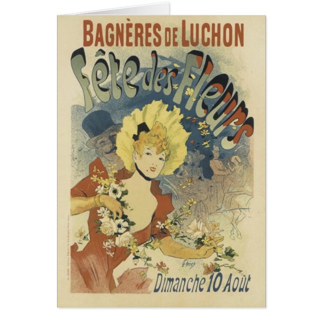 Fetedes Fleurs Hälsningskort (Framsidan)