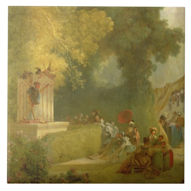 Feten på Sanktt-Molnet, specificerar av Kakelplatta (Framsidan)