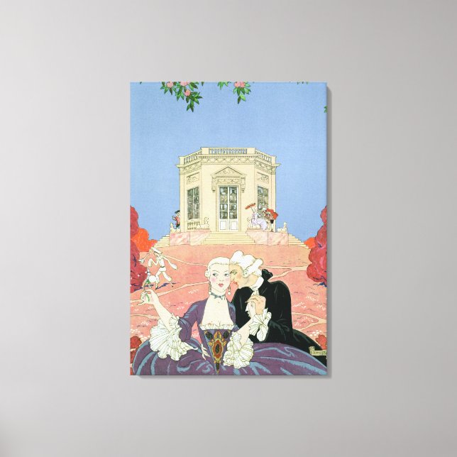 "Fetes Galantes", illustration Canvastryck (Framsida)