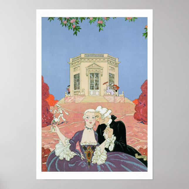 "Fetes Galantes", illustration Poster (Framsidan)