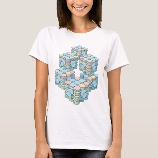 Fetgul OKÄND satsdesign T Shirt (Framsida)