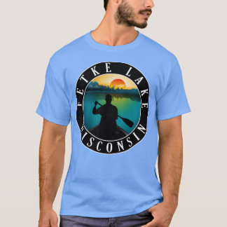 Fetke Sjö Wisconsin Canoeing T Shirt